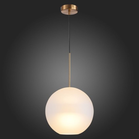 Suspension lamp ST LUCE. SL1133.523.01. Bopone. 1x40 watts, E27, 30x30 cm, brass color-2