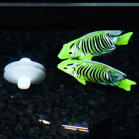 Decor for the Aquarium "Tochelian Fairy", silicone, with a neon effect, 6 x 4 cm-3