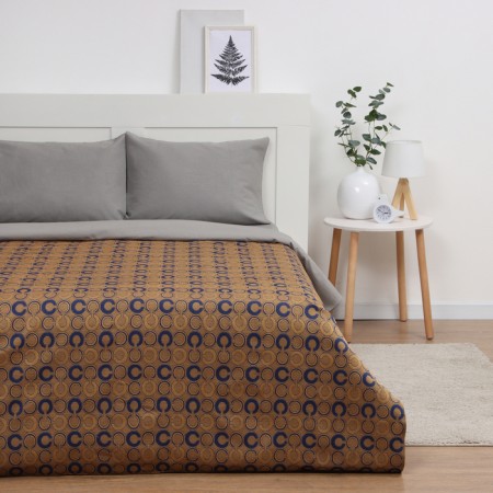 Two -color tapestry bedspread, 150x200 cm, cotton 30%, PE 70%