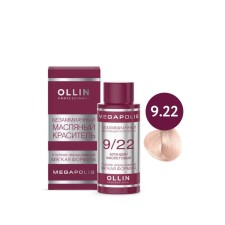 Краситель для волос Ollin Professional Megapolis, безаммиачный, масляный, тон 9/22