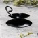 Climber "Flower N" metal per 1 candle, 9x3.5 cm, black