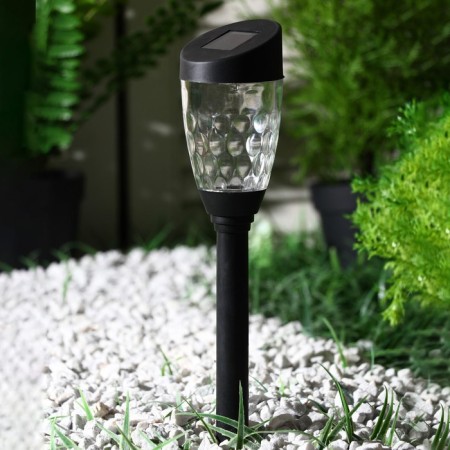 Garden lamp on the solar battery "Potted trapezoid", 6 × 36 × 6 cm, 1 LED, white glow-2
