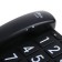 Wired phone Ritmix RT-520, light indicator, desktop-nasty, black