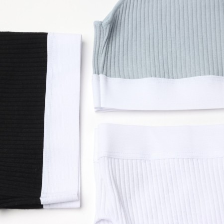 Set of panties of slips minku rubber size 40-42 (white, beige, black) 3 pcs-9