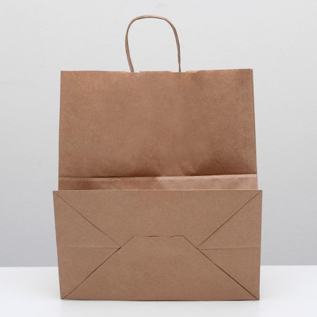 Package Crafts without print, round handle 32 x 18 x 37 cm, set 10 pcs-1
