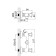 Shower mixer D&K Hessen Grimm DA1383101, two -wound, chrome