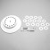 Set for the Pauk-16 lamp White 25x25x4cm