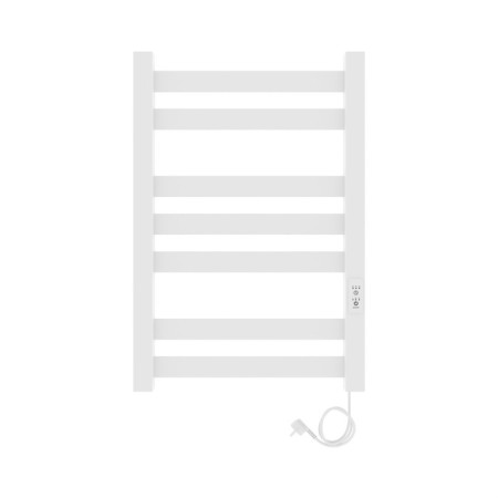Towel Electric Laris Hephaestus Cheka, 500x800 mm, 7 crossbars, right, white