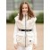 Vest for girls, height 116 cm, holographic color