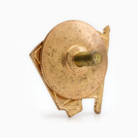 The icon "Komsomol" is heavy, brass, on the screw-1