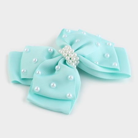 Outlet. Hair bow on a hairpin, 11 cm, cold heart-3