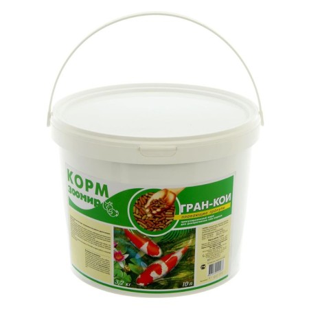 Zoomir "Gran-Coi" for koi carps, floating granules, bucket 10 l, 3.2 kg