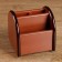 Organizer 4 sections, on a rotating stand, under the beech, 12x12x12 cm