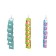 Suspended strip tape l = 38, 6 clothespins, white color