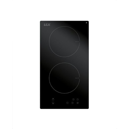 The hob Lex EVI 320 BL, induction, 2 burners, sensor, black
