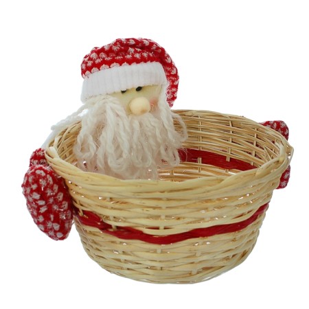 Santa Claus candy, with mittens, capacity of 1000 g