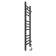 Room electrician Laris lavender ChKCh, 300x900 mm, 12 crossbars, left, black