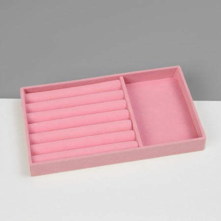 Steam for decorating 3 cells and 7 strips for rings, phlock, 21 × 12.3 × 2.5 cm, pink color-3