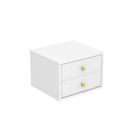Tumbling suspended repituation, white, white gloss, gold "", 380x350x270