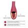 Vibrator Oka-Fucks, with vacuum-wave clitoris stimulation, 20 modes, burgundy
