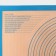 Reinforced rug with marking, silicone, 71 × 50.5 cm, blue color