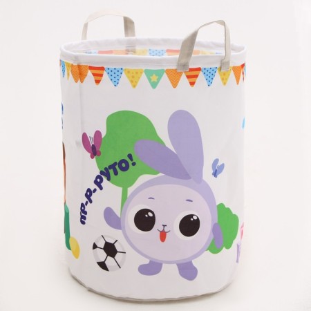 Basket for storing toys "Play Together", 45 x 35 cm, white-4