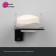 Soap dish IDDIS SLIDE SLIGMG0i42, 107x116x71 mm, matte glass, color graphite
