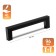 Cappio Square2 RSC007, aluminum, m/o 96 mm, Black color