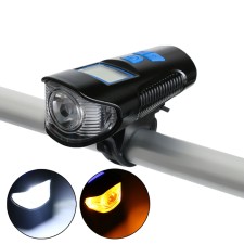 Lanter Bicycle front battery, waterproof, 4 modes, signal, speedometer