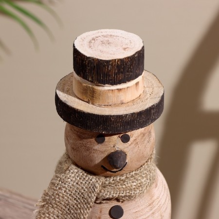 Souvenir New Year's "Snowman" Manvy Tree 11.5x11.5x25.5 cm-2