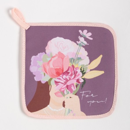Gift set "for you" towel 40x73cm, 19x19cm severity, magnet 11x7cm-4