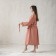 Shifu robe, size XL, terracotta color