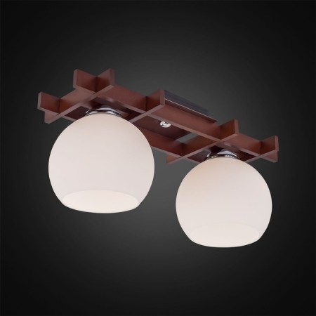 Narita chandelier, 2x100W E27 wenge, chrome-1