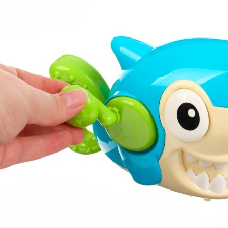 Bath toy "Shark", leerchka, sprayer-10