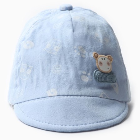 Baby Minaku cap is blue, size 44-46-1