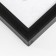 Photo frame plastic L-5 21x30 cm black (plastic screen)