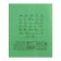 Notebook 18 sheets line "Green cover", offset No. 1, 58-63 g/m2, whiteness 90%