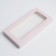 Chocolate box, confectionery packaging, “pink”, with a window, 17.3 x 8.8 x 1.5 cm