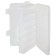 Box for wobblers and balancers VB-2, 2-way, 6+6 departments, 230 x 125 x 35 mm, white