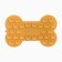 Rug for licking on suctions 18.5 x 11.5 cm, yellow