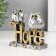 Polystone souvenir "Two owls on letters. Hope" 3.5x9.5x9.5 cm