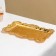 East trailer, 25.5 × 15.5 × 1 cm, gold color