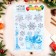 Stickers on the windows "New Year" snowmen, snowflakes, 43 x 28 cm