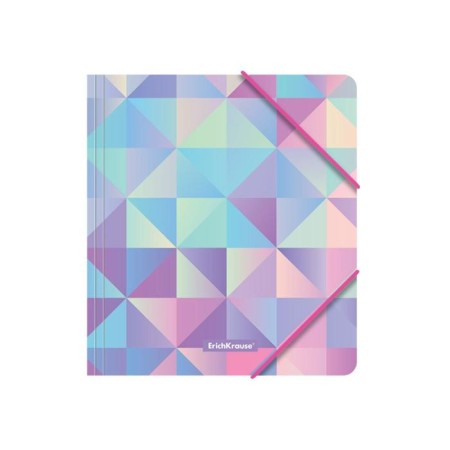 The elastic band A5+, 550 μm, Erichkrause Magic Rhombs, spine of 5 mm, with a pattern