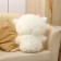 Soft toy "Monster" with horns, 40 cm, white color