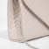 Back-clate on the valve, beige color