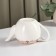 Kettle porcelain harness "rosali", 800 ml, white color