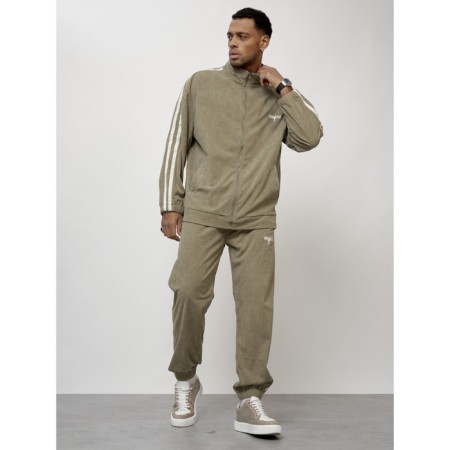Men's tracksuit, size 56, khaki color-8