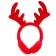 Carnival rim "horns", red color