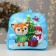 New Year's children's backpack "Deer and Snowman", 27x29 cm, for the New Year